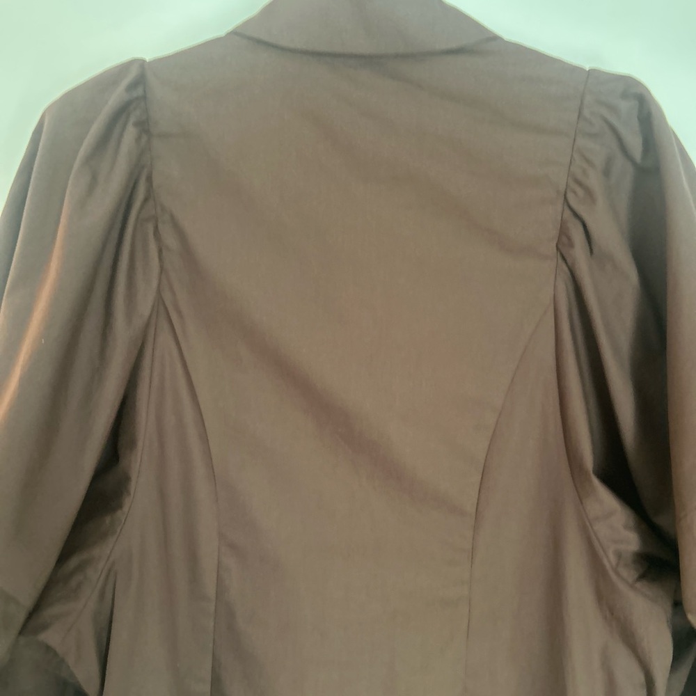 The Brynn Tie-Waist Mini Dress - Mocha Size Small - Picture 9 of 16